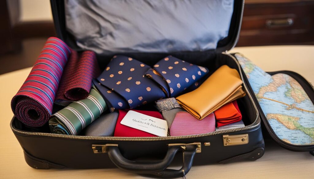 How to Pack a Tie in a Suitcase