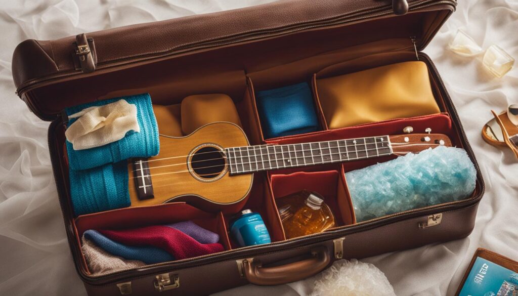 how to safely pack a uke in a suitcase