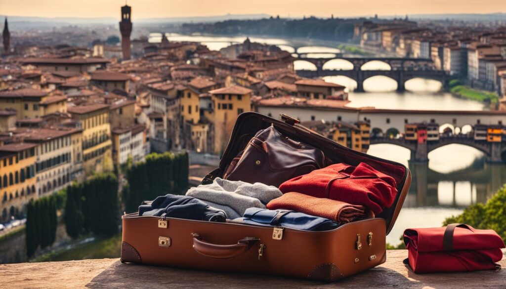 how to pack a suitcase for 10 days in florence
