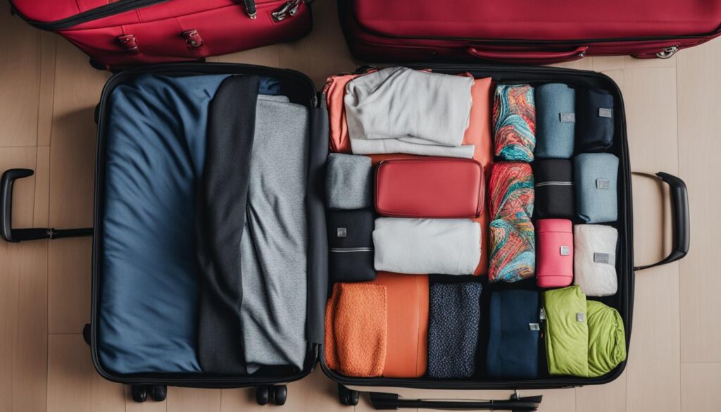 how to pack all your stuff into a suitcase