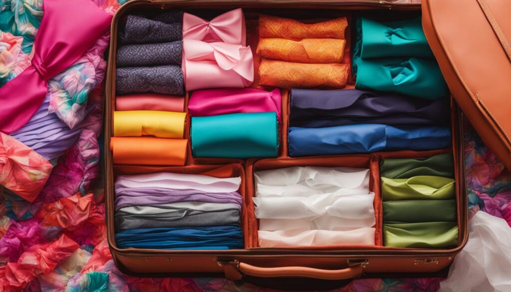 how to pack bras in a suitcase
