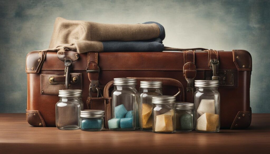 how to pack glass jars in suitcase
