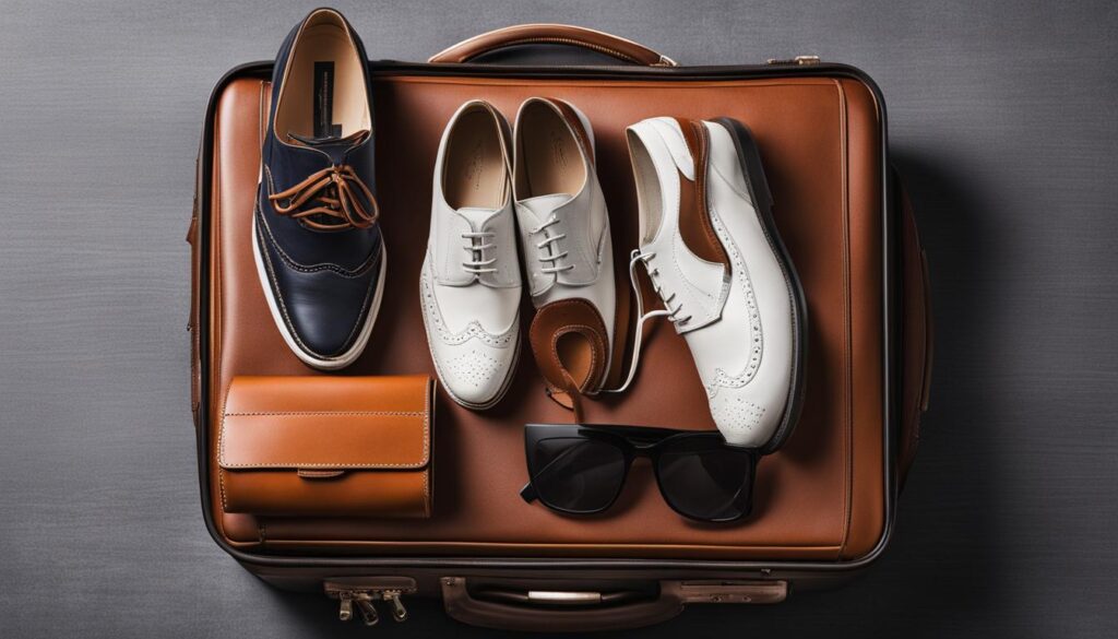how to pack your shoes in a suitcase