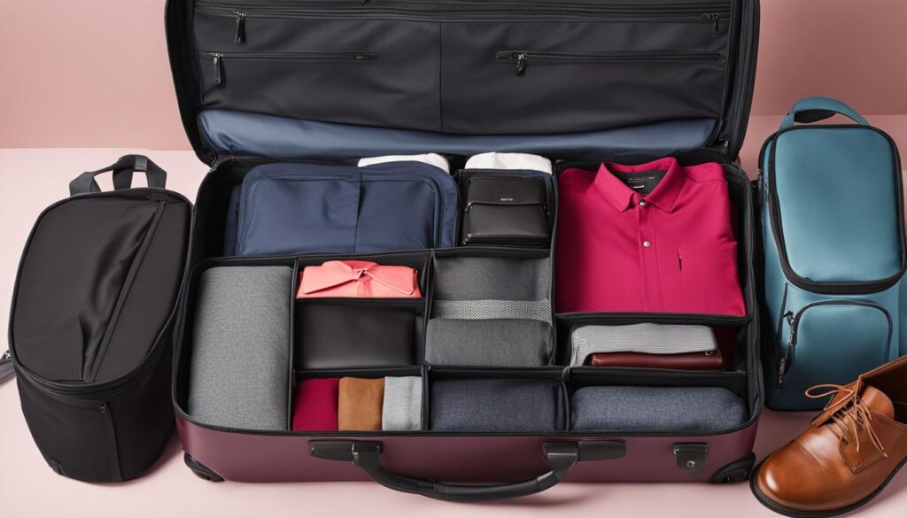 Luggage with multiple compartments
