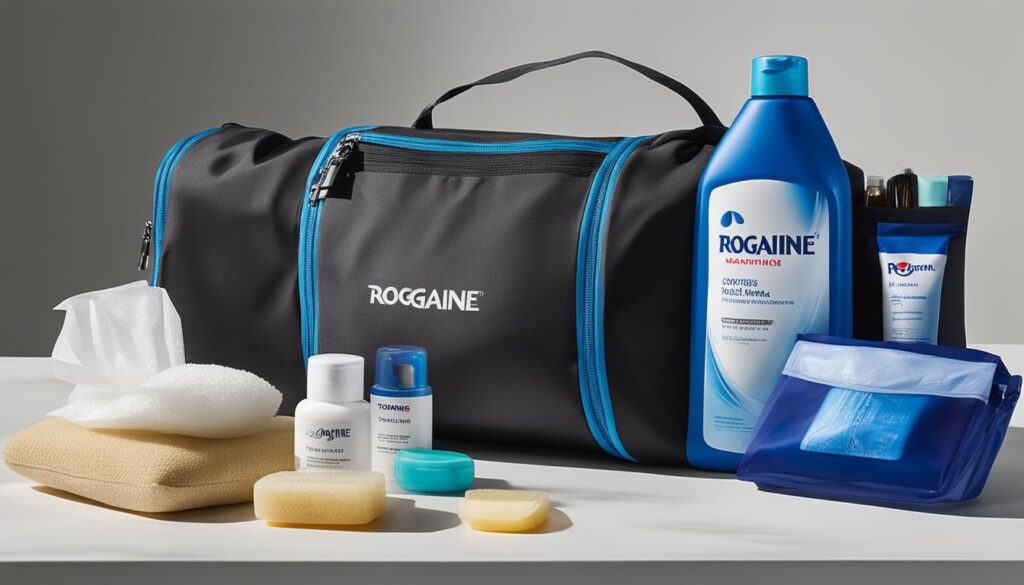 packing rogaine for air travel