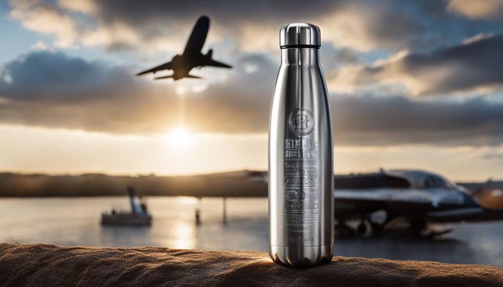 stainless steel bottle for flights