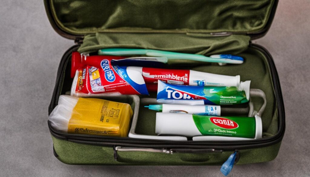 toothpaste travel hacks