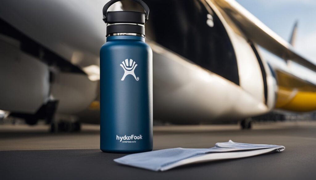 what size of Hydroflask can you bring on a plane
