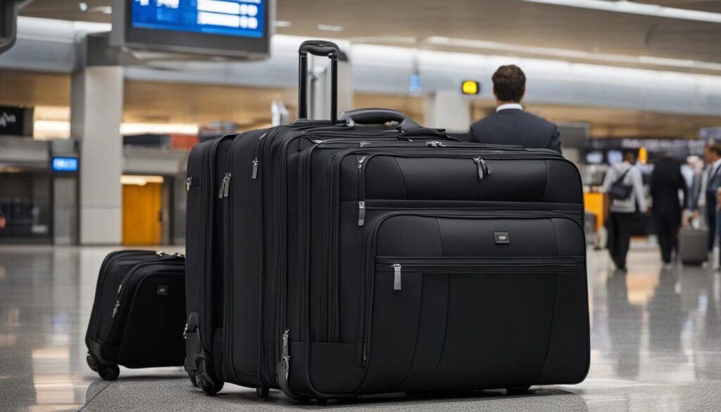 travel suitcase for suits