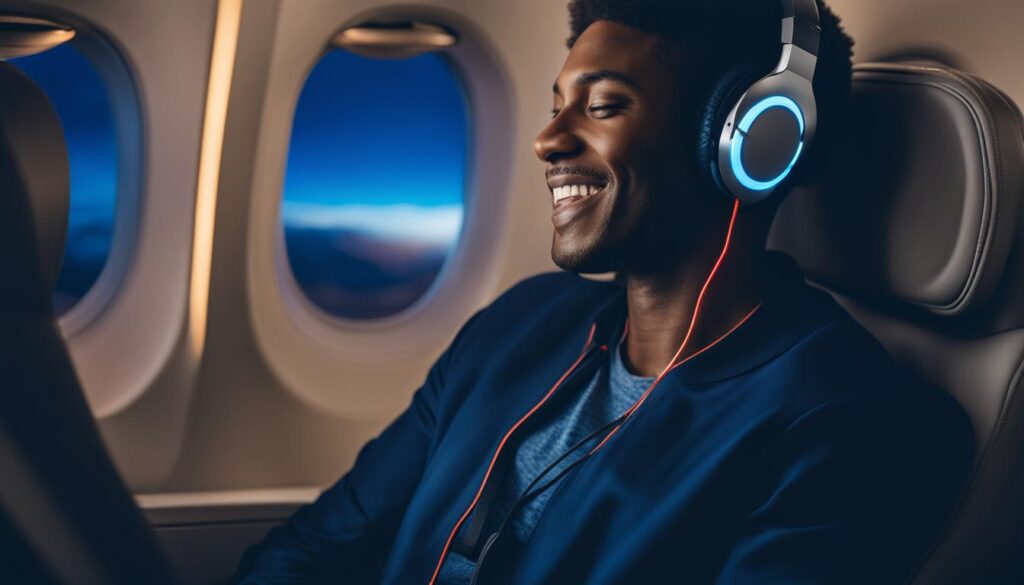 wireless headphones for airplane